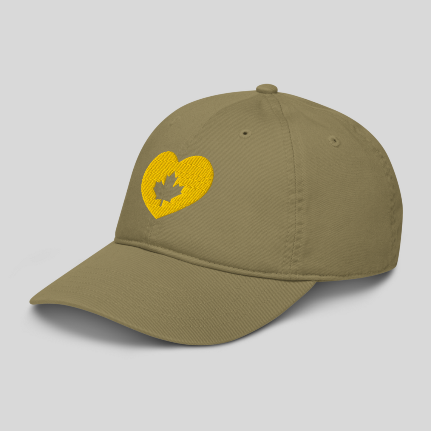 Yellow Heart | Canada | Organic dad hat