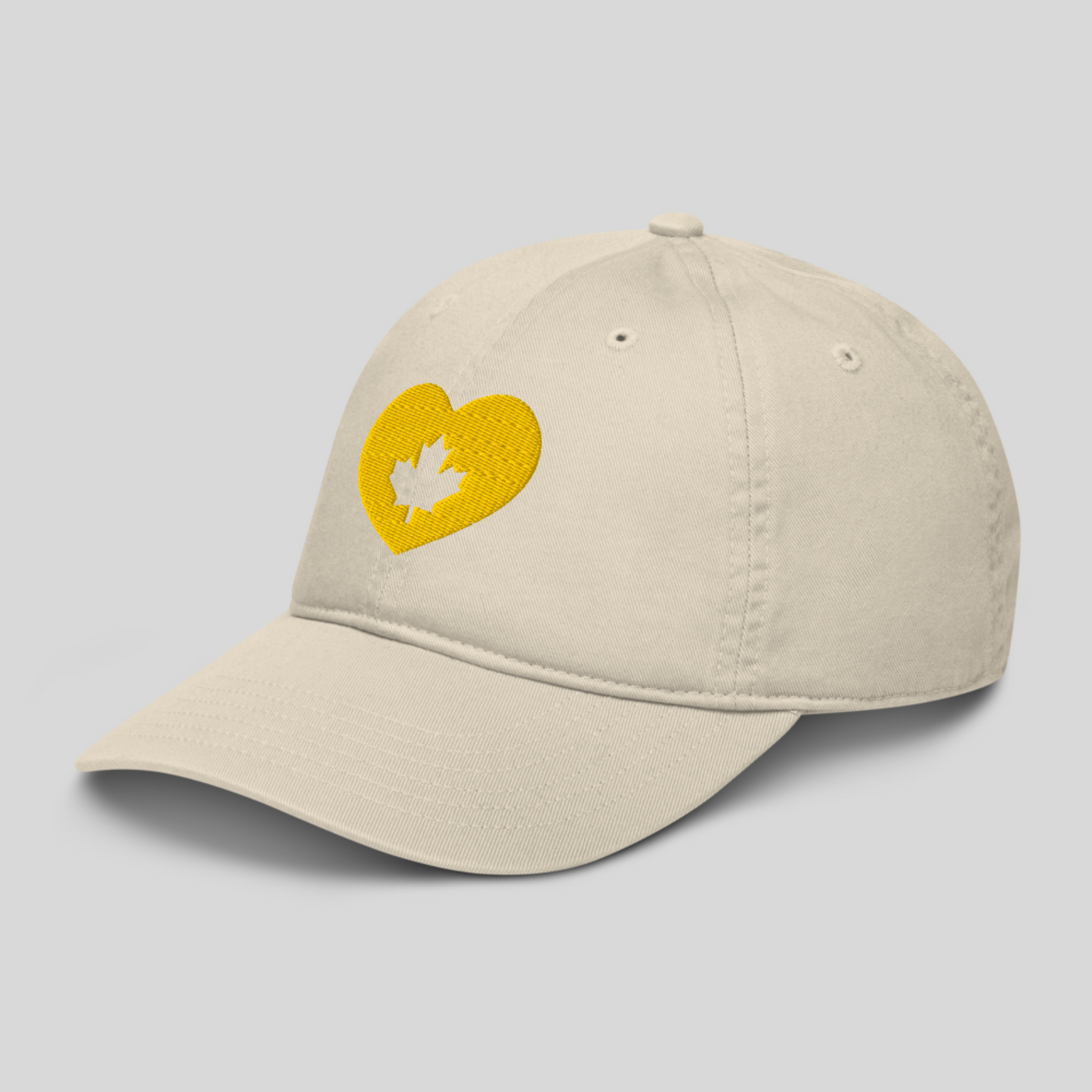 Yellow Heart | Canada | Organic dad hat