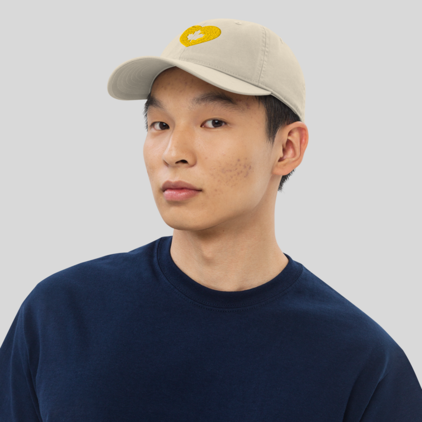 Yellow Heart | Canada | Organic dad hat