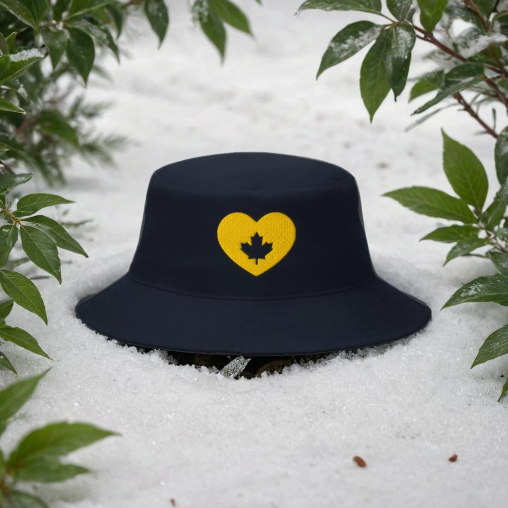 Yellow Heart | Canada | Bucket Hat